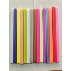 ΛΑΜΠΑΔΑ ΠΛΑΚΕ ΜΕ ΡΑΒΔΩΣΕΙΣ 15 ΧΡΩΜΑΤΑ ΔΙΑΣΤΑΣΕΙΣ  2,9Χ1,9Χ33 cm , 145gr ±5%e